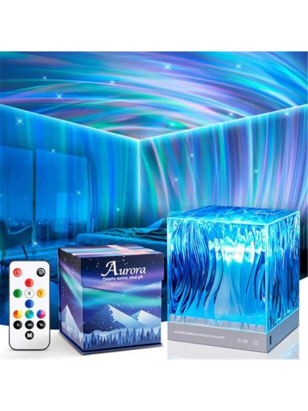 Teen Girl Gifts Trendy Stuff Northern Lights Projector, 18-Color